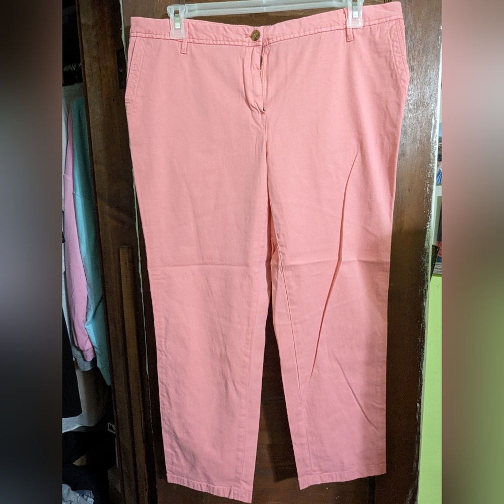 14WP Talbots Relaxed Chino - Pink